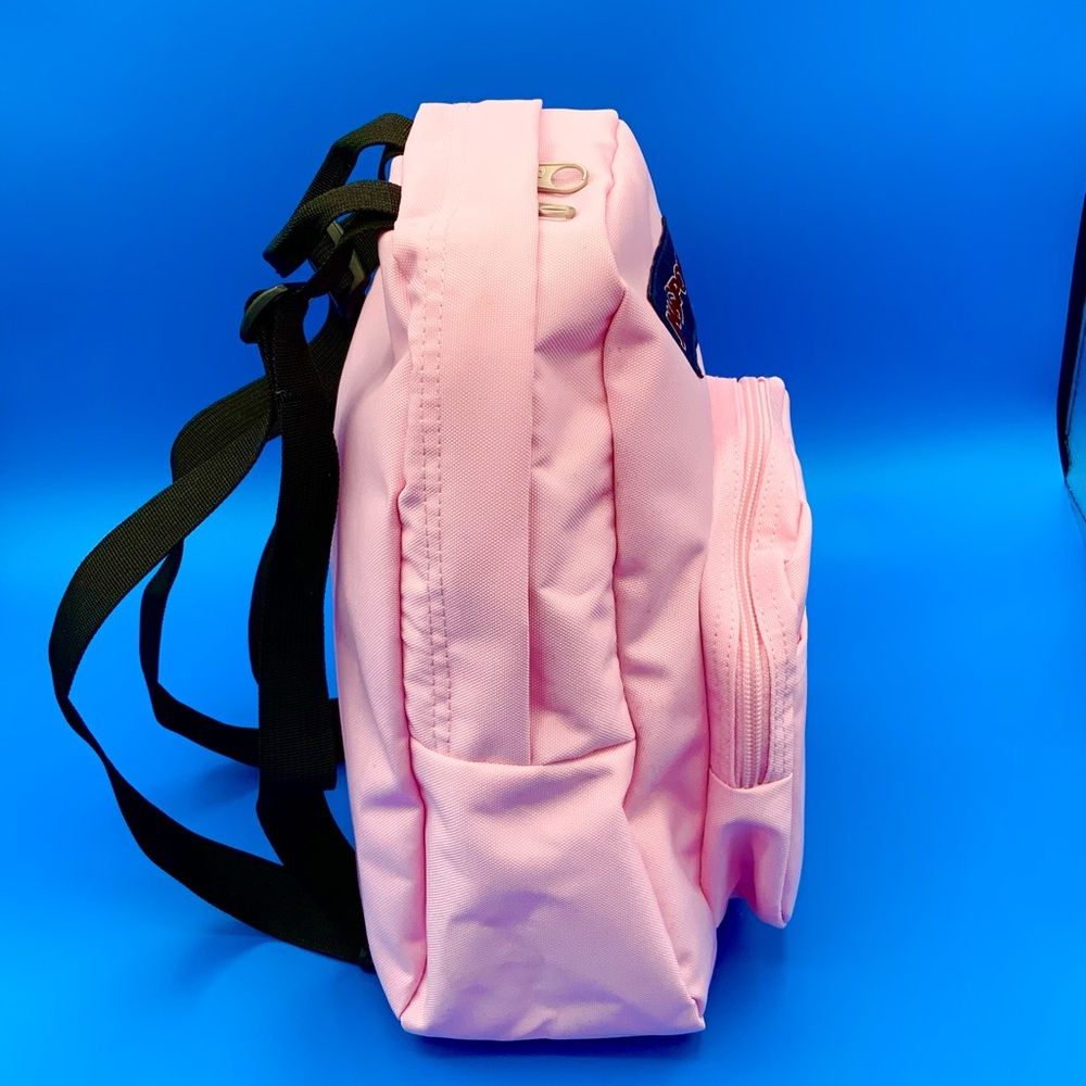 JanSport Half Pint Mini Backpack in Light Pink – Compact & Stylish! - Picture 2 of 5